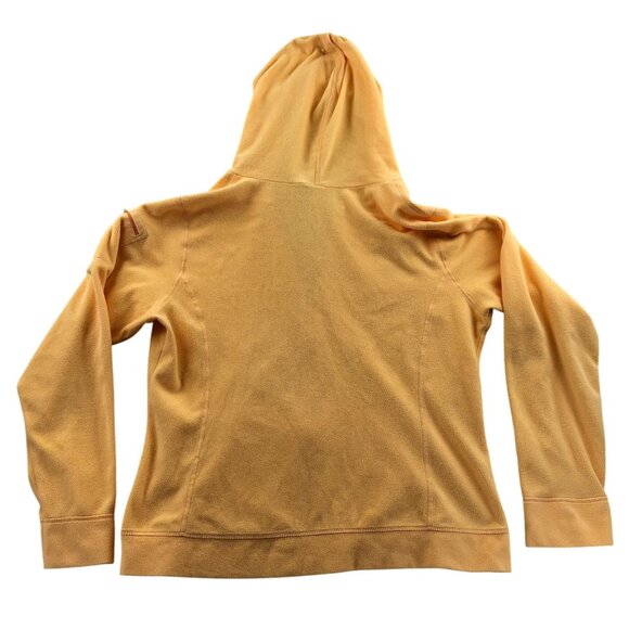 L.L. Bean Womens Jacket Medium Misses Orange Hooded Zip-Up Lightweight Casual - Picture 2 of 10